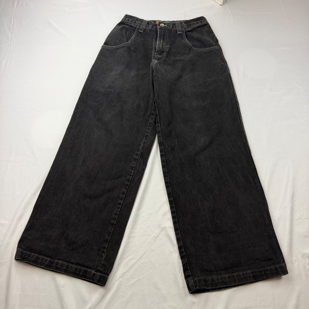 JNCO Jeans Wide Leg Men 30x30 Black Vintage J307 Baggy Skater Denim